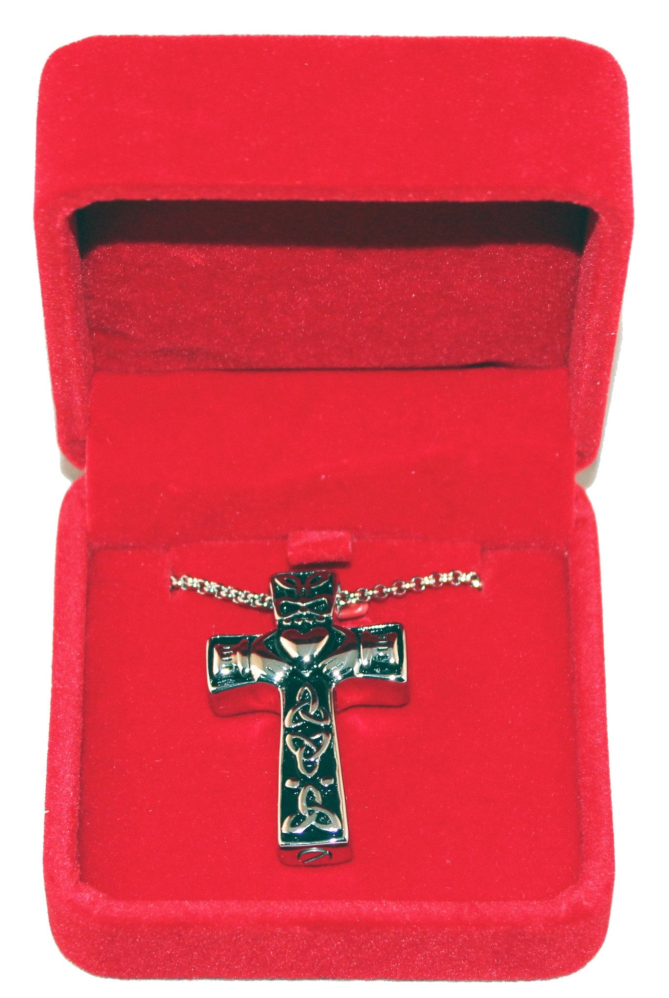 Fashion Religious Cross Urn Pendant Necklace Men Women Cross - Temu
